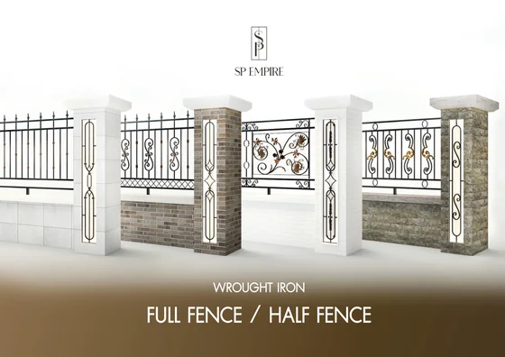 Catalog cover: Italy Fence, full-wall and half-wall designs